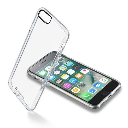 CELLULARLINE Custodia cover per iPhone 7 Cellular Line Clear Duo trasparente